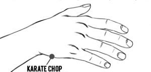 karate chop hand